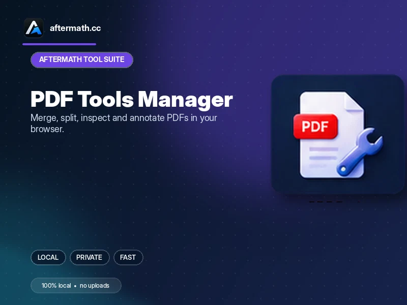 Illustration of private browser PDF tools